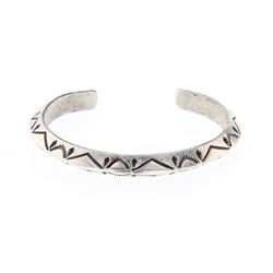 Vintage Triangle Etch Bracelet