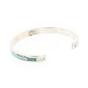 Image 2 : Vintage Turquoise & Lapis Inlay Bracelet