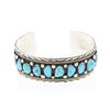 Image 1 : Vintage Turquoise Freeform Row Bracelet