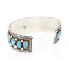 Image 2 : Vintage Turquoise Freeform Row Bracelet