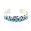 Image 1 : Sarah Curly Vintage Sleeping Beauty Nugget Turquoise