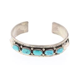 Vintage Freeform Turquoise Bracelet