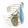 Image 2 : Vintage Turquoise Contemporary Style Freeform Bracelet