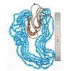 Image 2 : Vintage Turquoise Heishe Multi Strand Necklace