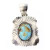 Image 1 : Marita Benally Turquoise Pendant