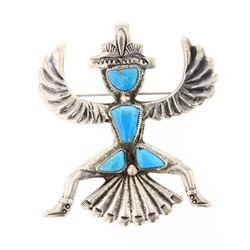 Old Pawn Turquoise Pin