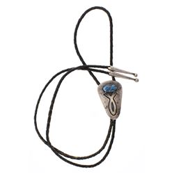 Old Pawn Turquoise Bolo Tie