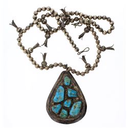 Old Pawn Antique Squash Blossom Necklace