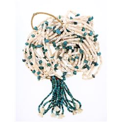 Old Pawn Original Jacla Mutli Strand Turquoise & Shell