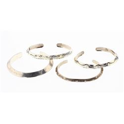 Vintage Triangle Bracelet Multi-Piece Lot of Four