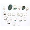 Image 2 : Old Pawn & Vintage Turquoise Rings Large Multi-Piece