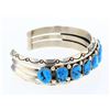 Image 2 : Vintage Turquoise Row Bracelet