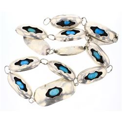 Old Pawn Turquoise Shadow Box Concho Belt