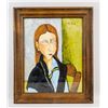 Image 2 : Italian Cubist School Oil Signed Modigliani