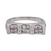 Image 2 : 0.5 ctw Diamond Ring - 18KT White Gold