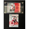 Image 1 : GAME WORN JERSEY HOCKEY CARD LOT