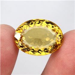 Natural Unheated Yellow Golden Citrine 23.75 Ct