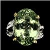 Image 3 : Natural Hand Made Green Amethyst Ring