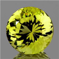 Natural Green Gold Lemon Quartz 10.50 MM - VVS