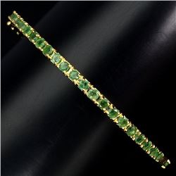 Natural Top Rich Green Emerald Bangle