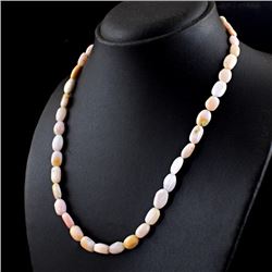 Certified Pink Australian Opal  Necklace