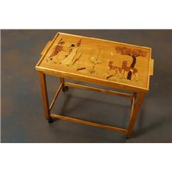  Wine cart, Mjölby intarsia, C1920-30, H 53