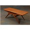 Image 1 :  Coffe table, teak, label: Silkeborg Danmark