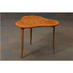  Kidney-chaped table, poplar-root, H 55