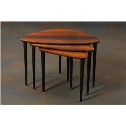  Nest of tables, three pieces
