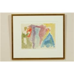  Watercolour, Lennart Rosensohn, ”Thoras dance”
