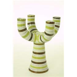  Candleholder, faience, Stig Lindberg