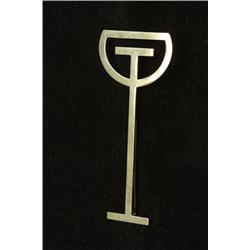  Monogram brooch, Wiwen Nilson, sterlingsilver