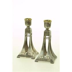  Pair of candleholders, WMF