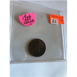 1906 Rare GEM MS64+ Toned Beautiful Indian Head Penny