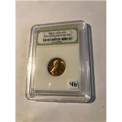 1962 D Lincoln Penny Certified Brilliant Uncirculate