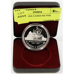 1987 CANADA CASED SILVER DOLLAR