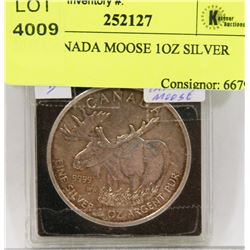2012 CANADA MOOSE 1OZ SILVER