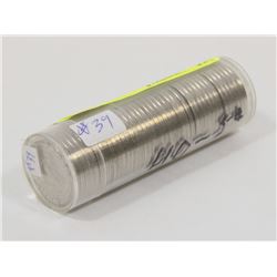 1967 CANADIAN MINT ROLL OF 40 CENTENNIAL NICKELS