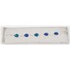 Image 1 : #136-AUSTRALIAN TRIPLE OPAL GEMSTONE BRACELET