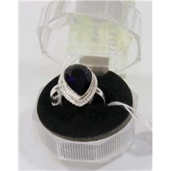 #103-TANZANITE GEMSTONE  RING