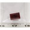 Image 1 : #28-NATURAL RED RUBY GEMSTONE 31.5CT