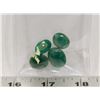 Image 1 : #32-NATURAL GREEN EMERALD GEMSTONE 39.5CT