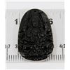 Image 1 : #94- NATURAL BLACK OBSIDIAN BUDDHA PENDENT