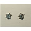 Image 1 : 82) STERLING SILVER CUBIC ZIRCONIA EARRINGS
