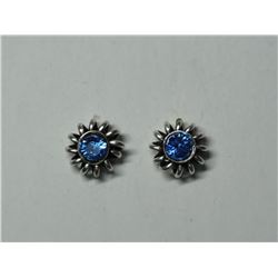 64) STERLING SILVER EARRINGS