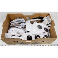 FLAT OF CLIP ON SUNGLASSES