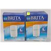 Image 1 : BUNDLE OF 2 BRITA FAUCET REPLACEMENT FILTERS