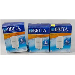 BUNDLE OF 3 BRITA FAUCET REPLACEMENT FILTERS