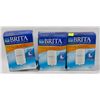Image 1 : BUNDLE OF 3 BRITA FAUCET REPLACEMENT FILTERS