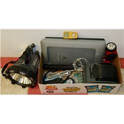 LARGE BOX OF UNTESTED ELECTRONICS INCLUDING